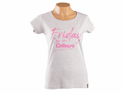 Women's T-Shirt Colours Friday, grey, size XS image